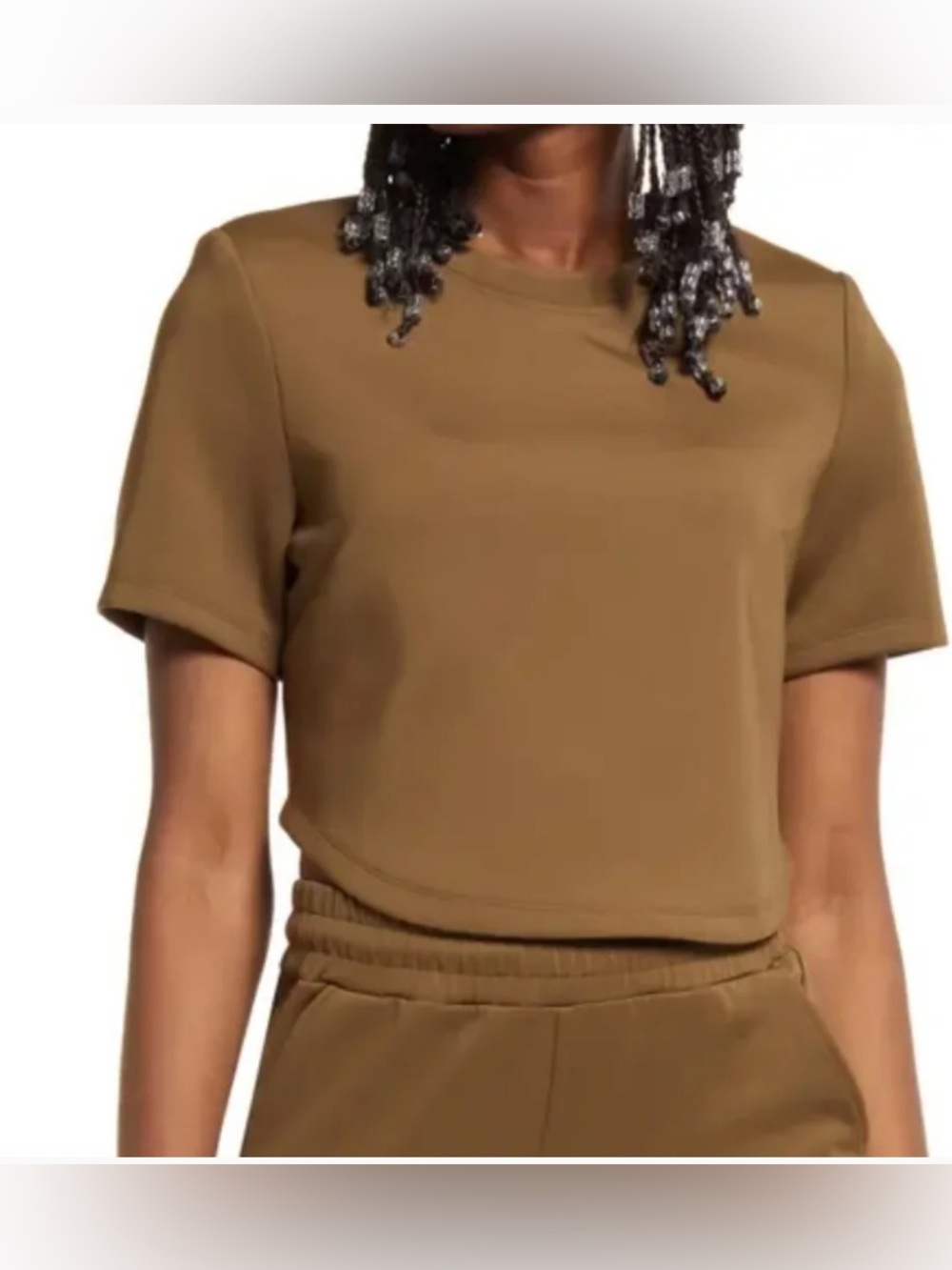 Good American Scuba Crop Tee